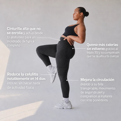 Tone Active 3D™ Leggins-Piernas Lisas