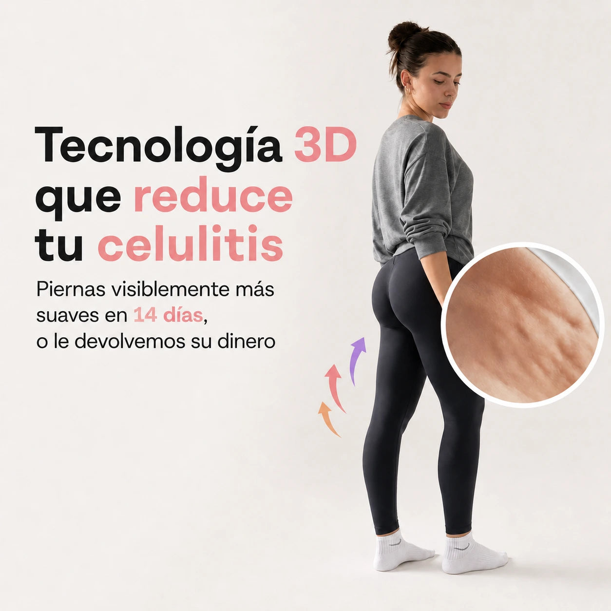 Tone Active 3D™ Leggins-Adiós hoyuelos